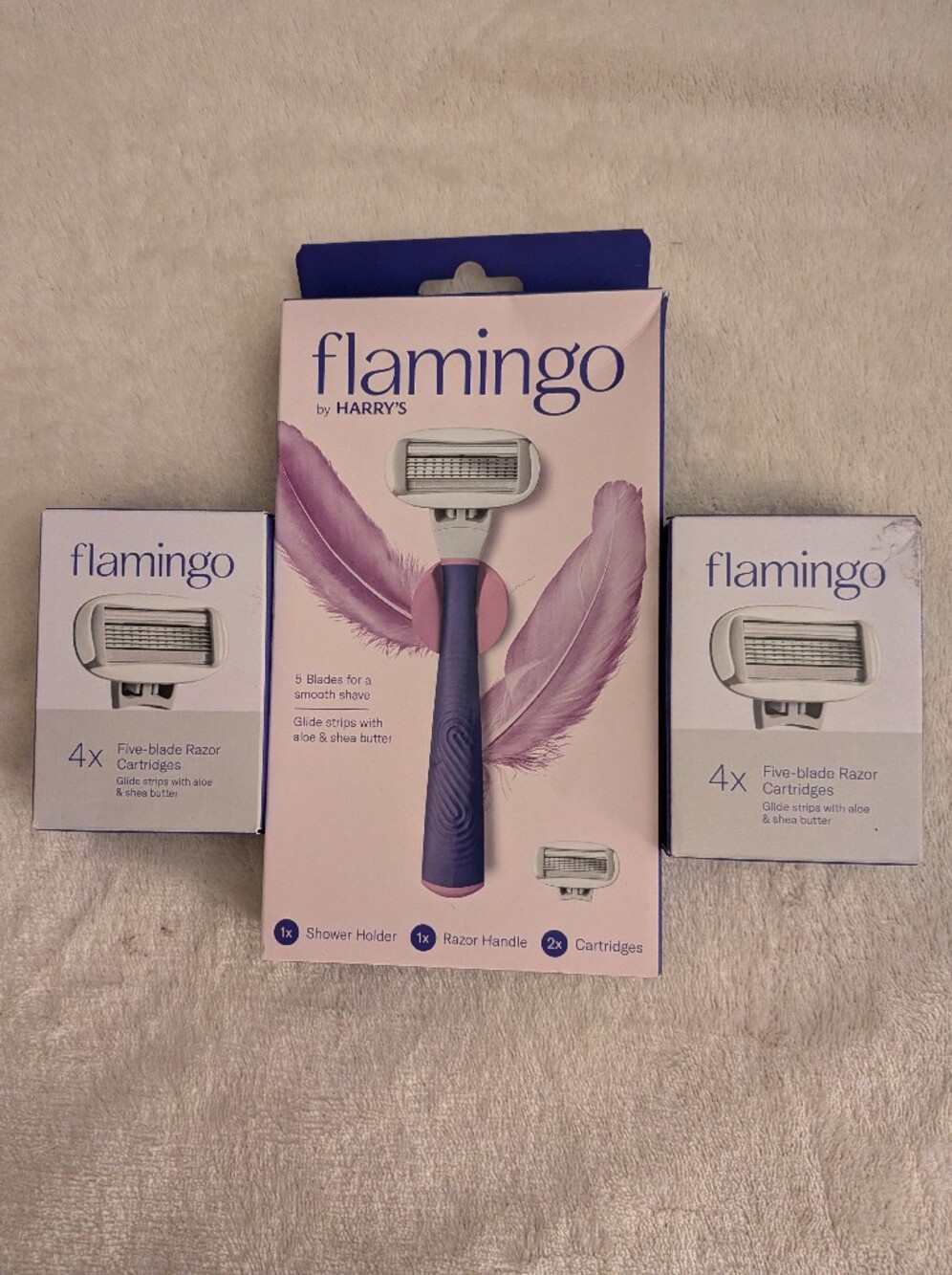 Flamingo by Harry's Purple Razor Kit